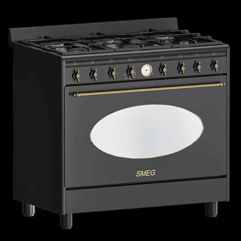 Smeg – Gas stove CO96GMA9 3ds Max