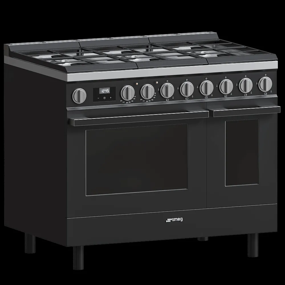 Smeg – Gas stove CPF92GMBL 3ds Max