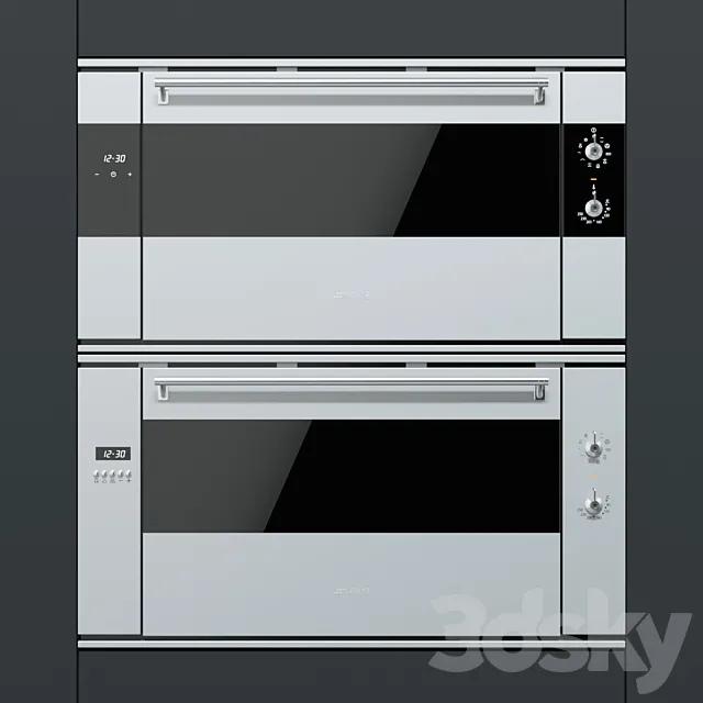 Smeg – oven SF9315XR and SF9310XR 3ds Max