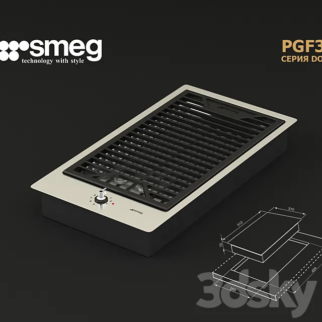 Smeg PGF30B 3ds Max