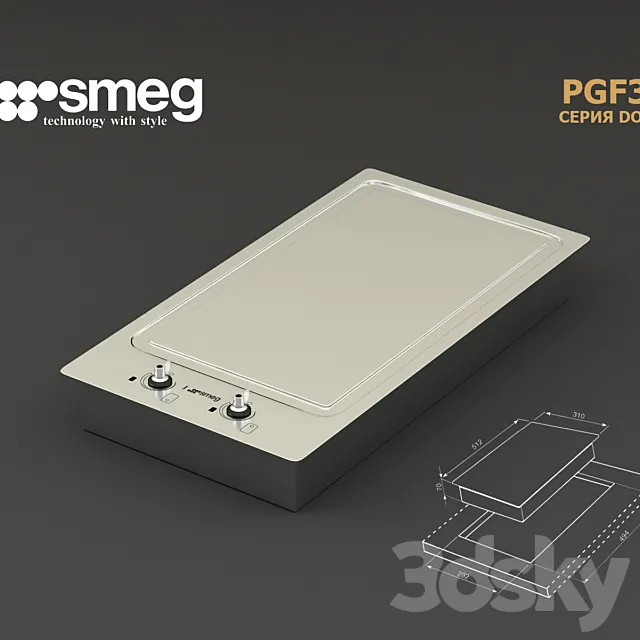 Smeg PGF30T 3ds Max