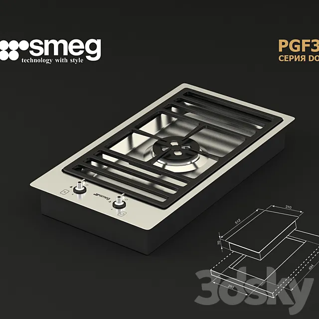 Smeg PGF31G 3ds Max