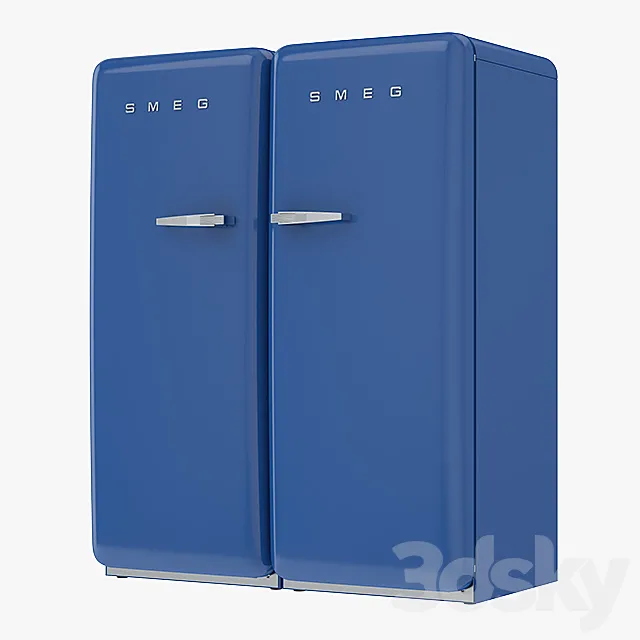 SMEG Refrigerator and Freezer 3DSMax File