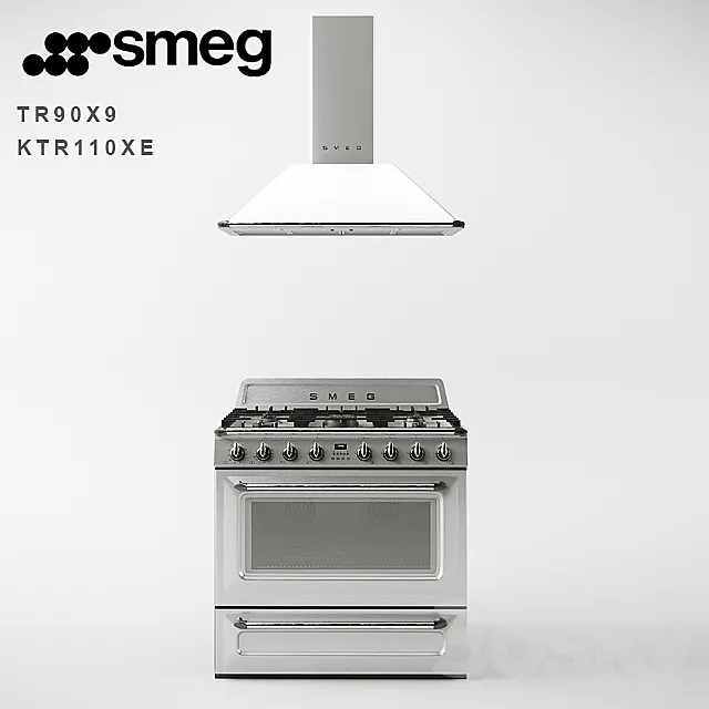 SMEG Stove TR90X9 – exhaust KTR110XE 3ds Max