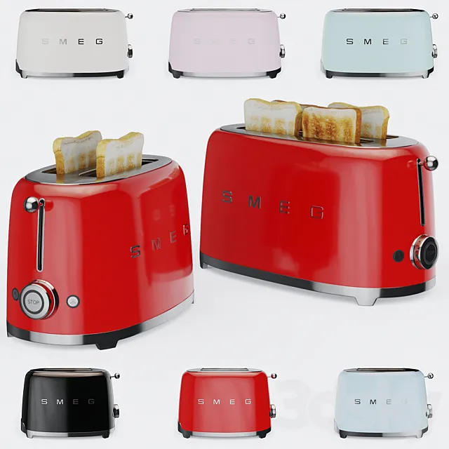 Smeg toaster 3ds Max