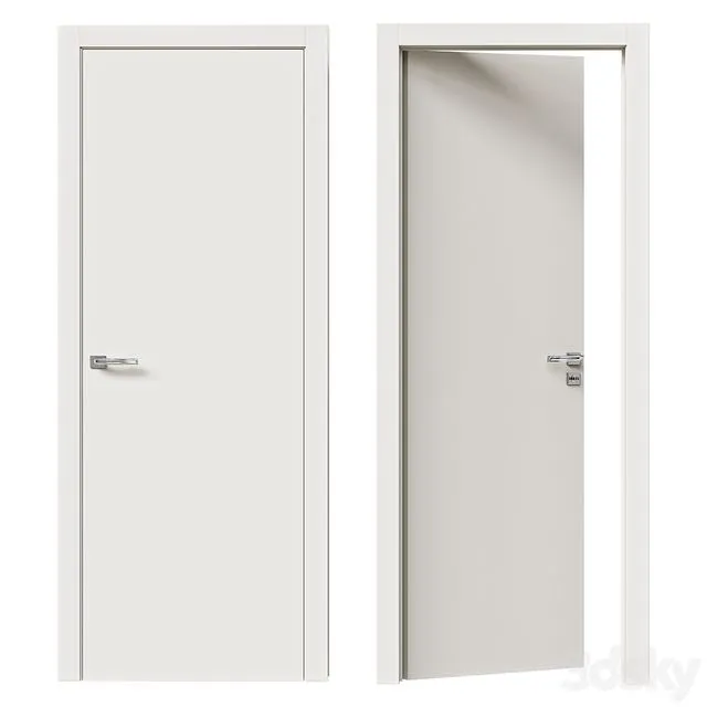 Smooth Interior Door ALFA 3dsMax Model