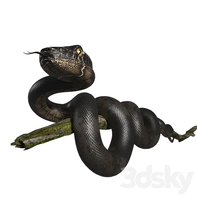 Snake 3ds Max