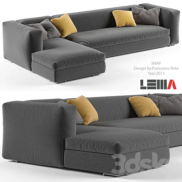 Snap sofa 3DS Max Model