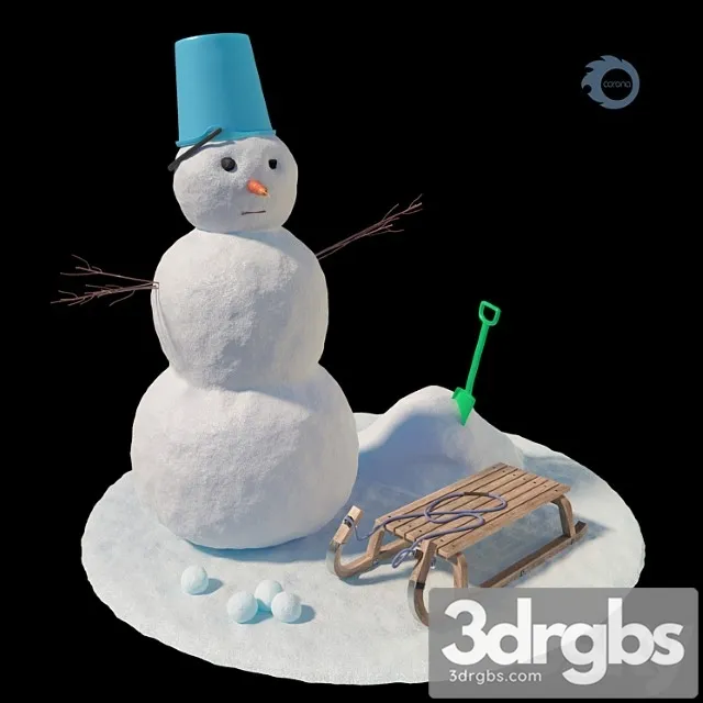 Snowman 2 3dsmax Download