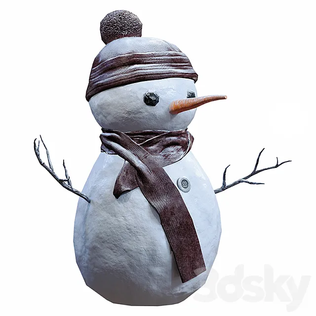 Snowman 3ds Max