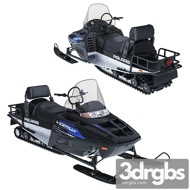 Snowmobile polaris widetrak lx 3dsmax Download