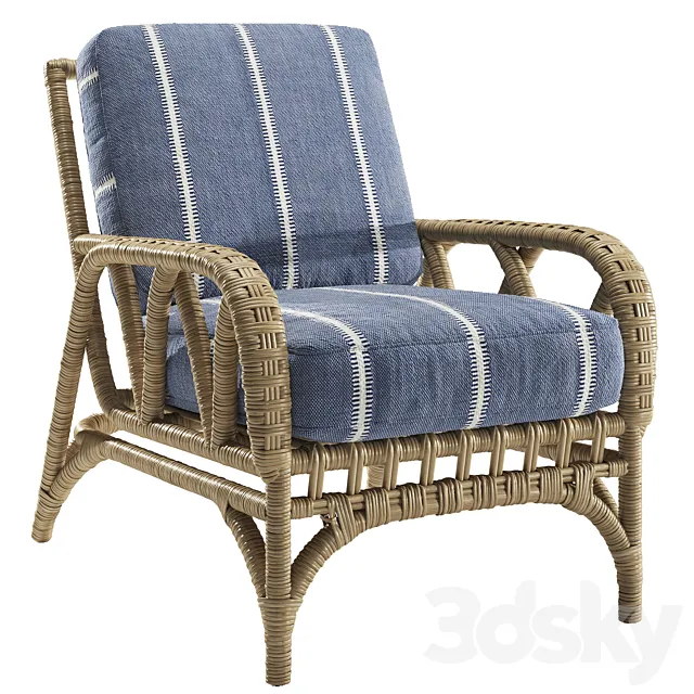 SOANE Rattan Osiris Chair 3ds Max