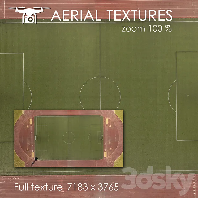 Soccer Field 64 3DS Max Model