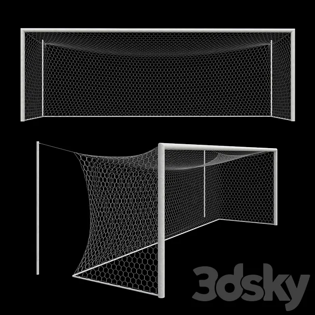 Soccer goal 3DS Max Model