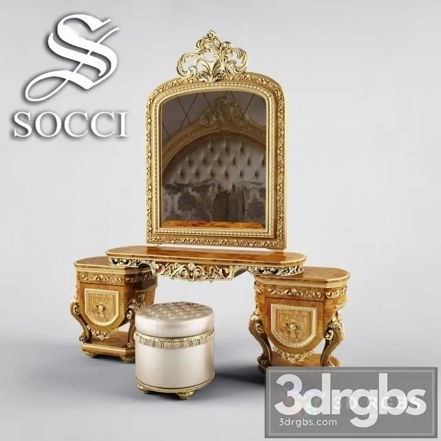 Socci Allure Dressing Table 3dsmax Download