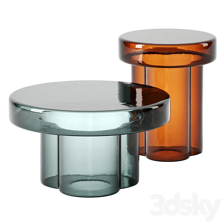 Soda coffee tables by Miniforms 3DS Max Model