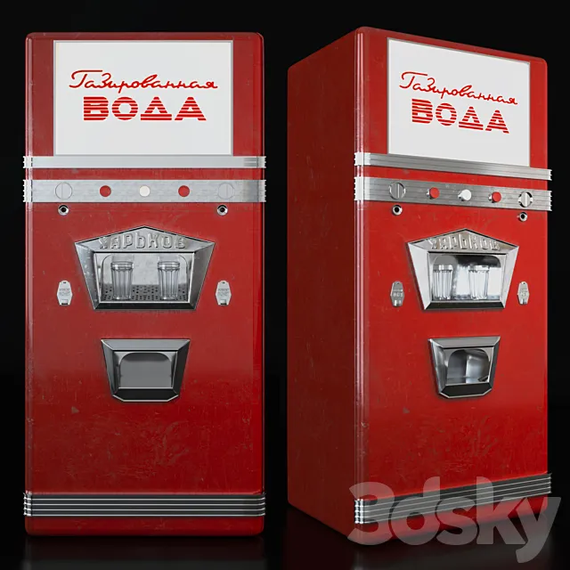 Soda Water Automatic AT-26 3ds Max