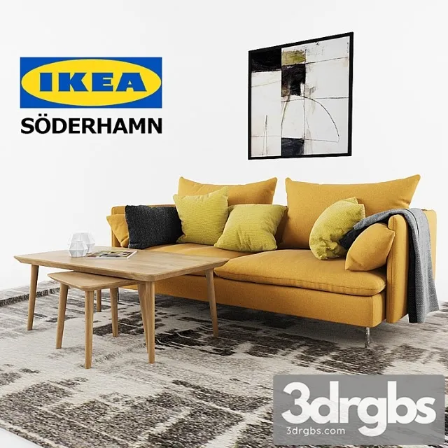 Soderhamn sofa ikea 2 3dsmax Download