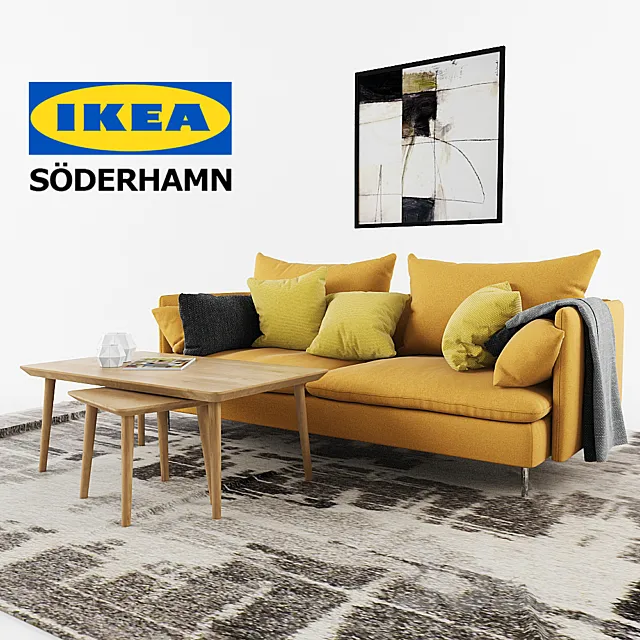 soderhamn sofa ikea 3ds Max