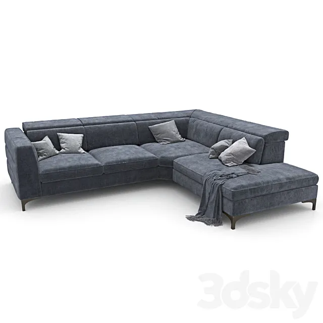 Sofa 152 – Natuzzi_Elios 2979 3ds Max