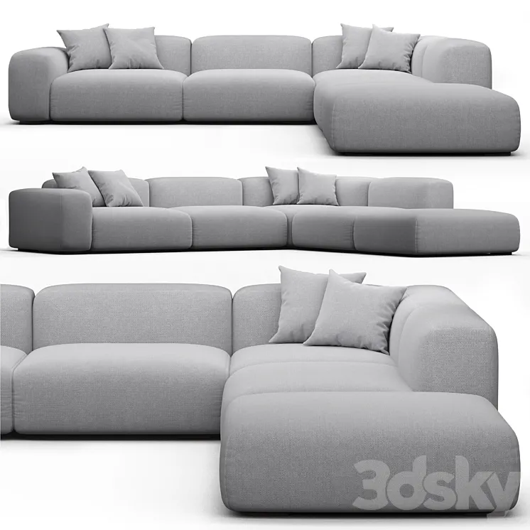 Sofa 2 by SIORI 3DS Max Model