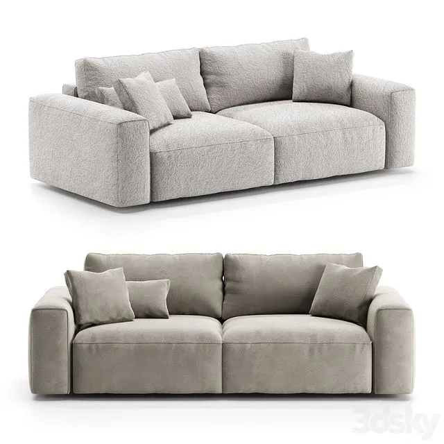 Sofa 2 – seater Rosseto from One&Home 3dsMax Model