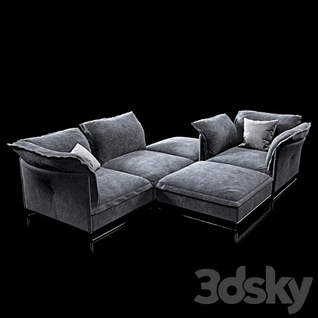 Sofa 20 – Natuzzi_Cambre 2638 3ds Max
