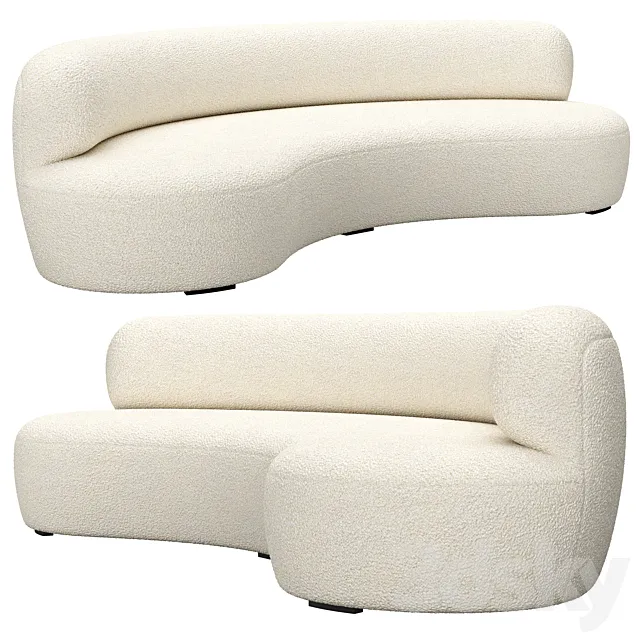 Sofa 280 by Pierre Augustin Rose 3DS Max Model