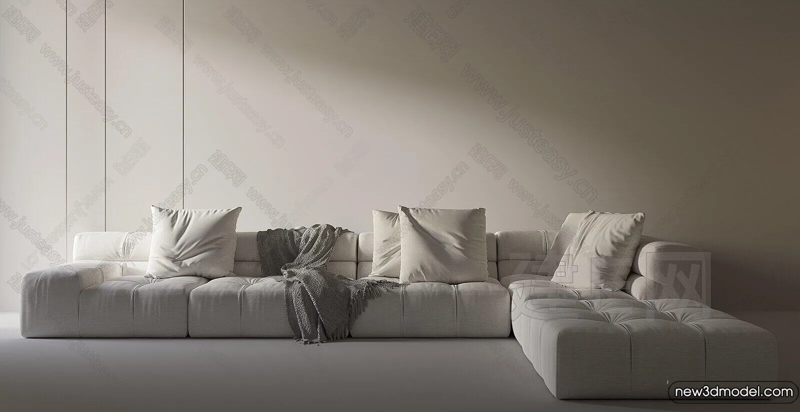 Sofa 3D Models – 3D Furniture for Living Room – 3D Interior – 076