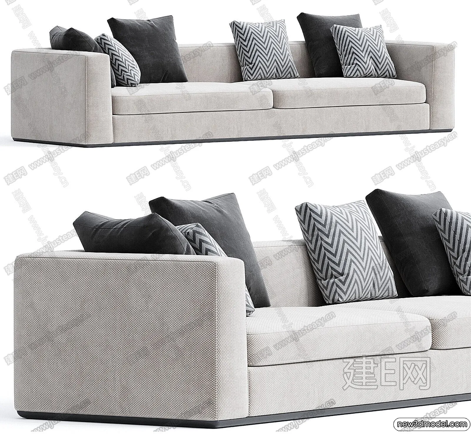 Sofa 3D Models – 3D Furniture for Living Room – 3D Interior – 102