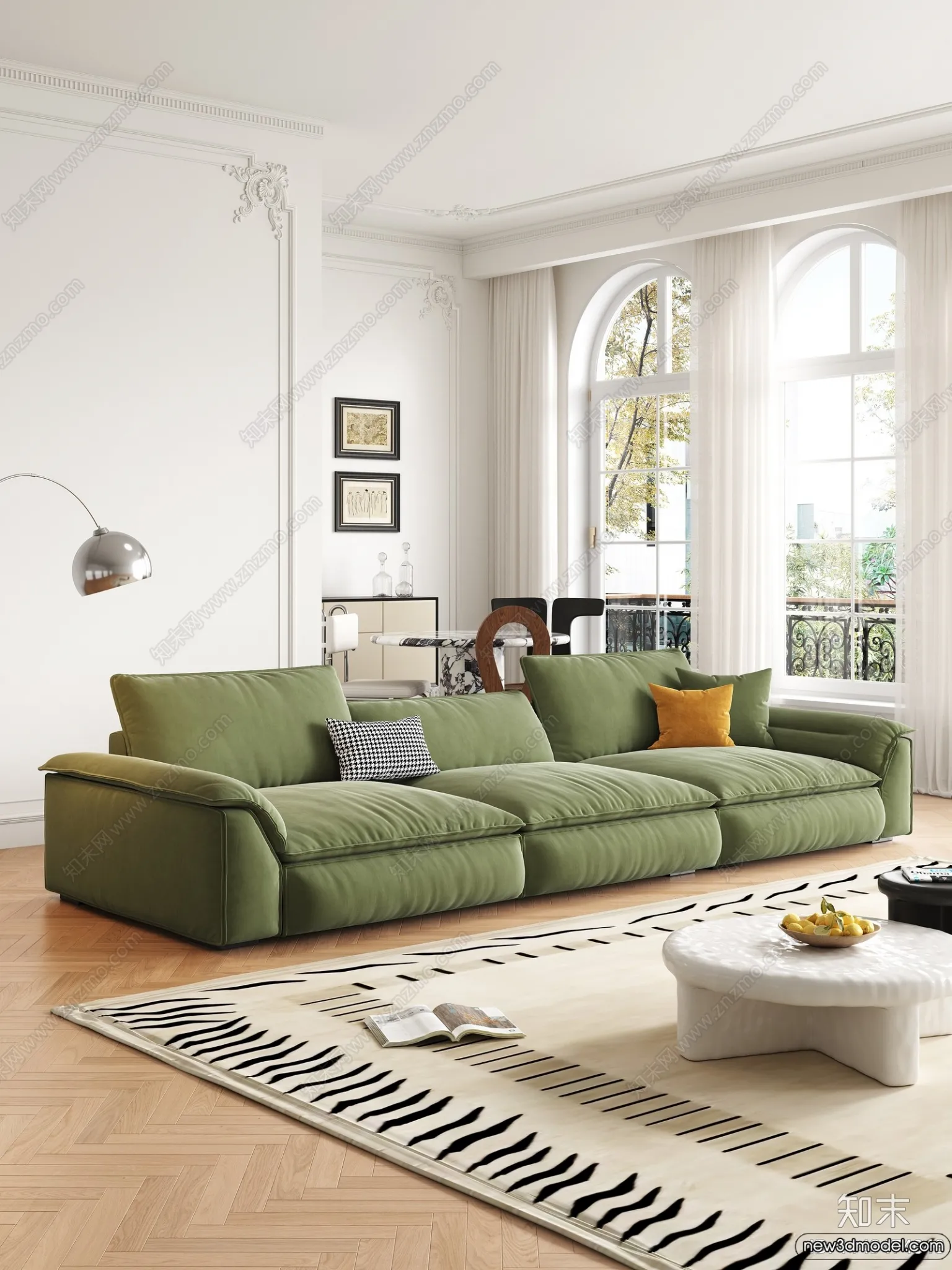 Sofa 3D Models – 3D Furniture for Living Room – 3D Interior – 110