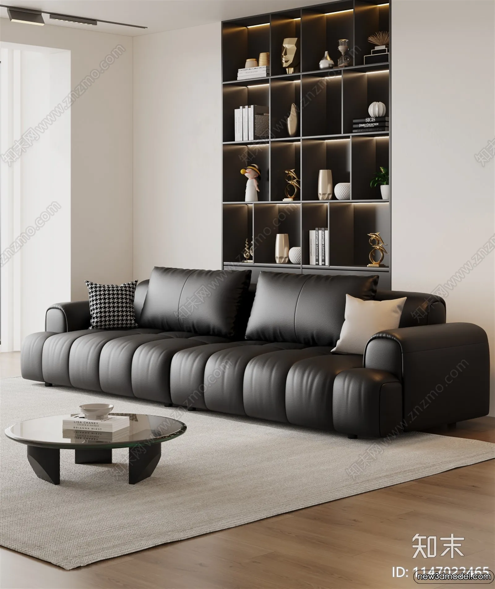 Sofa 3D Models – 3D Furniture for Living Room – 3D Interior – 114