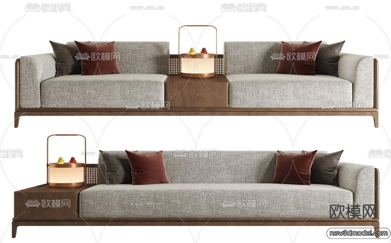 Sofa 3D Models – 3D Furniture for Living Room – 3D Interior – 129