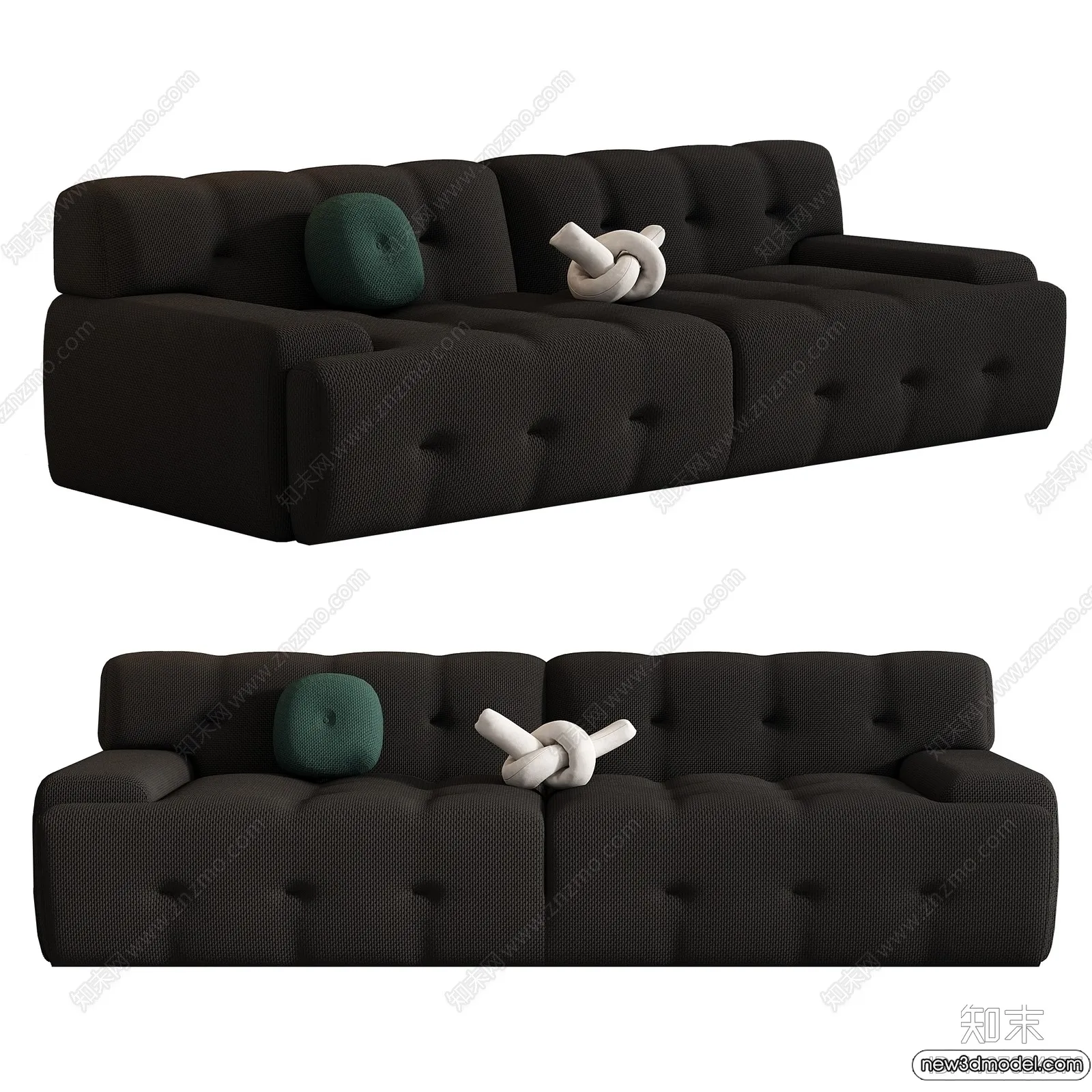 Sofa 3D Models – 3D Furniture for Living Room – 3D Interior – 134