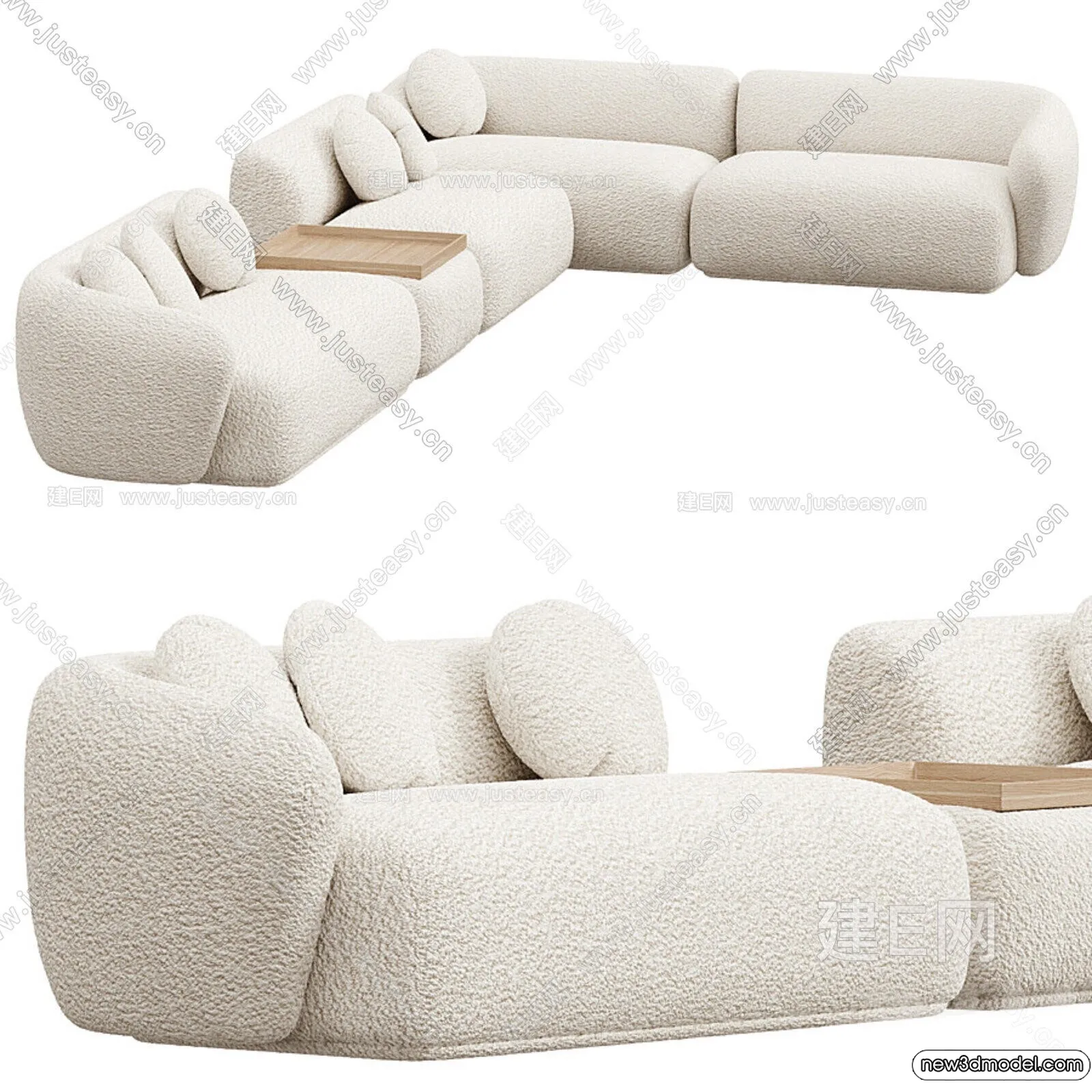 Sofa 3D Models – 3D Furniture for Living Room – 3D Interior – 140