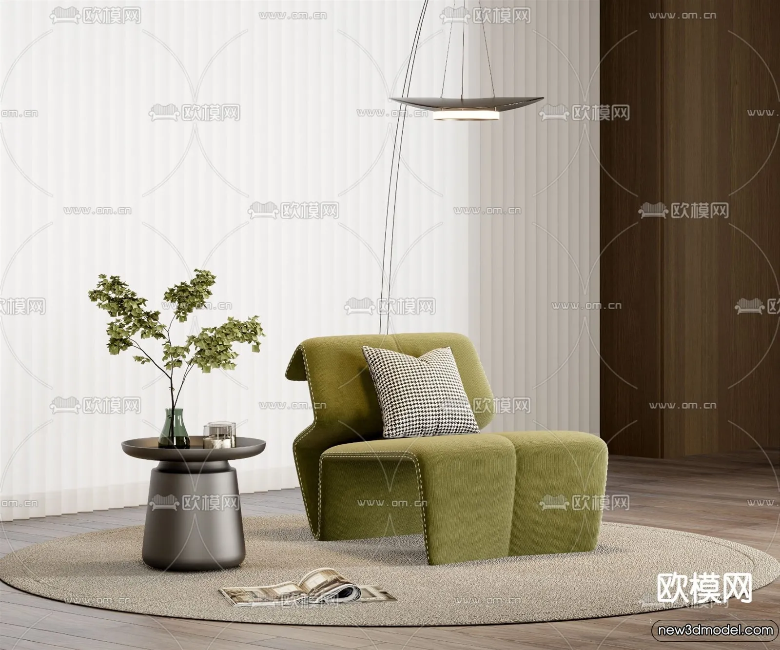 Sofa 3D Models – 3D Furniture for Living Room – 3D Interior – 188