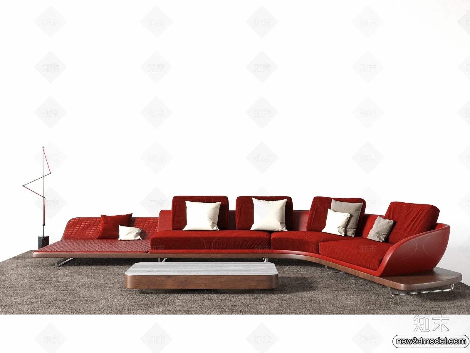 Sofa 3D Models – 3D Furniture for Living Room – 3D Interior – 282