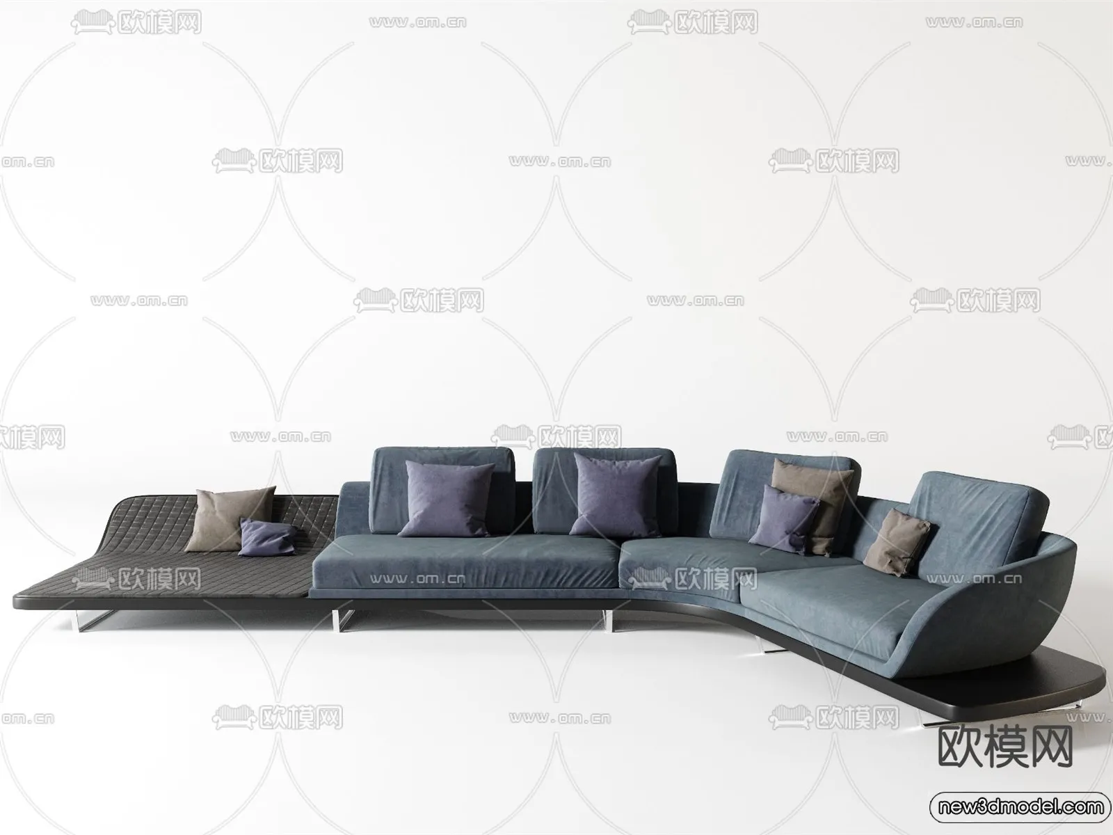 Sofa 3D Models – 3D Furniture for Living Room – 3D Interior – 286