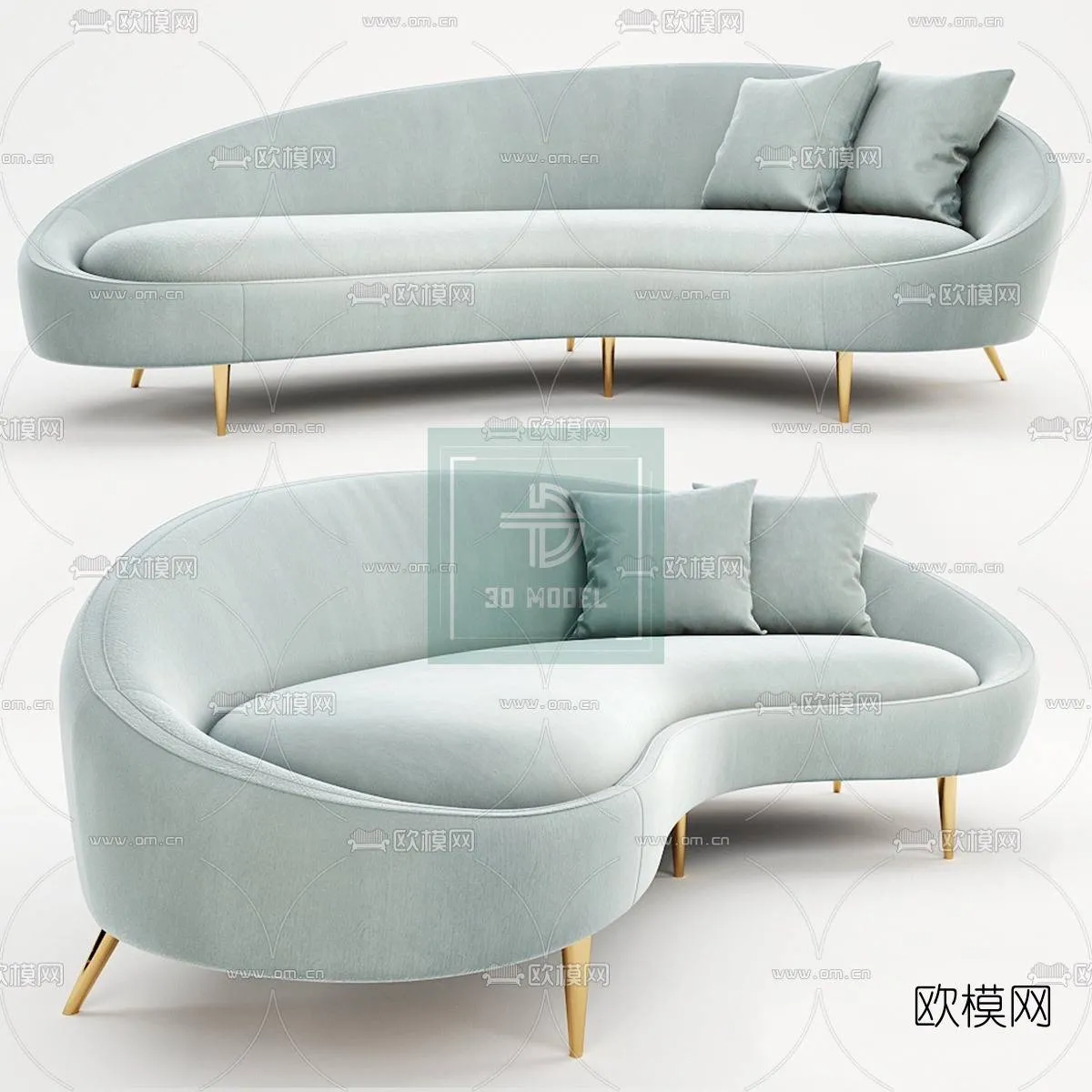 Sofa 3D Models – Modern Style – 007