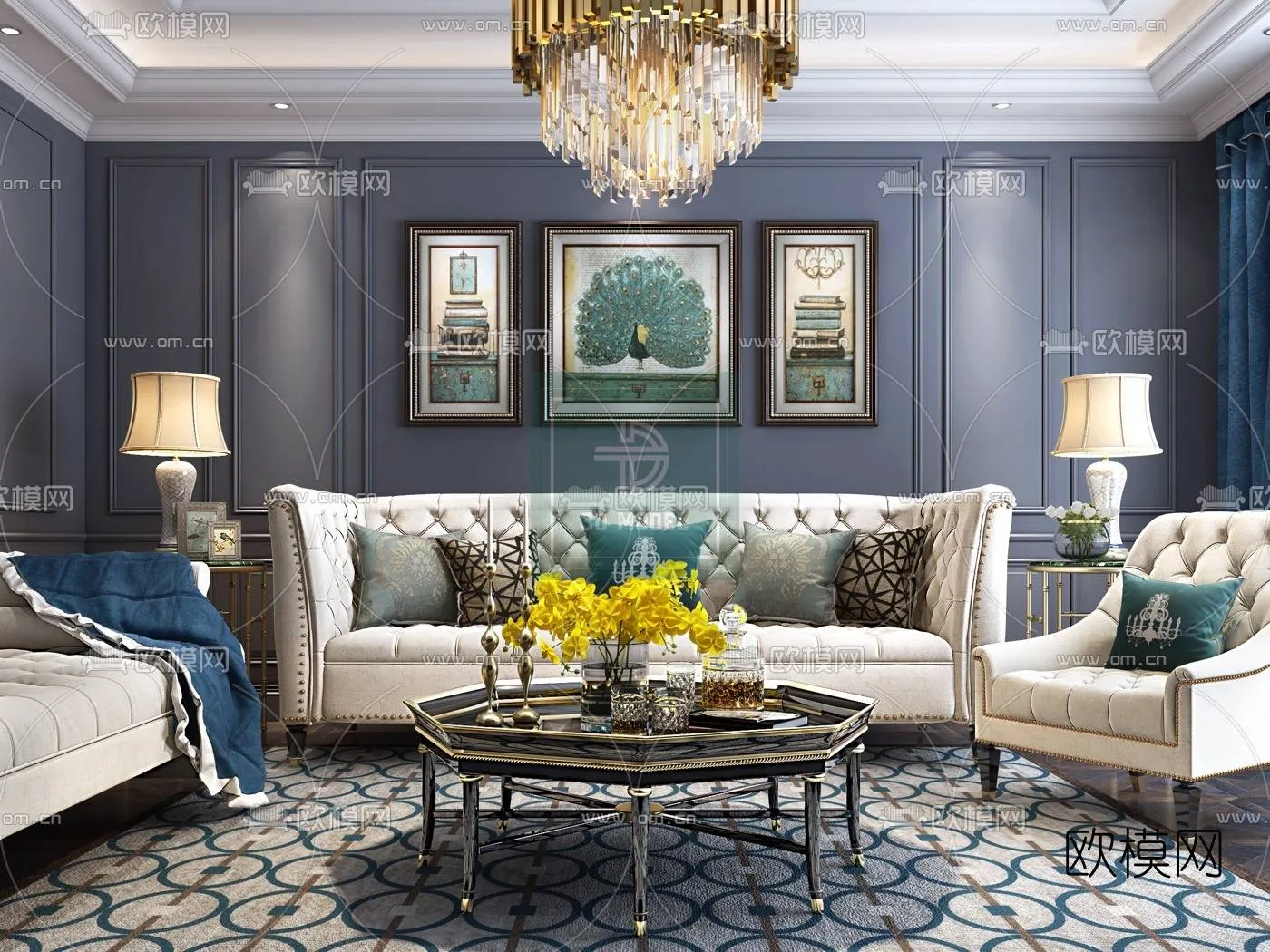 Sofa 3D Models – Modern Style – 018