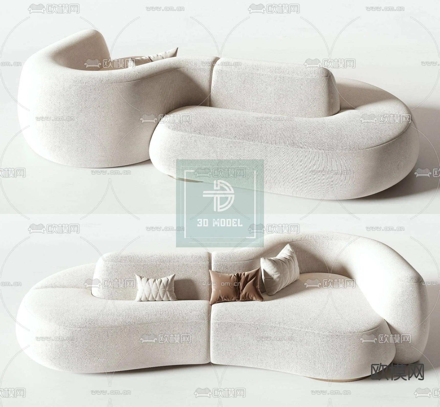 Sofa 3D Models – Modern Style – 045