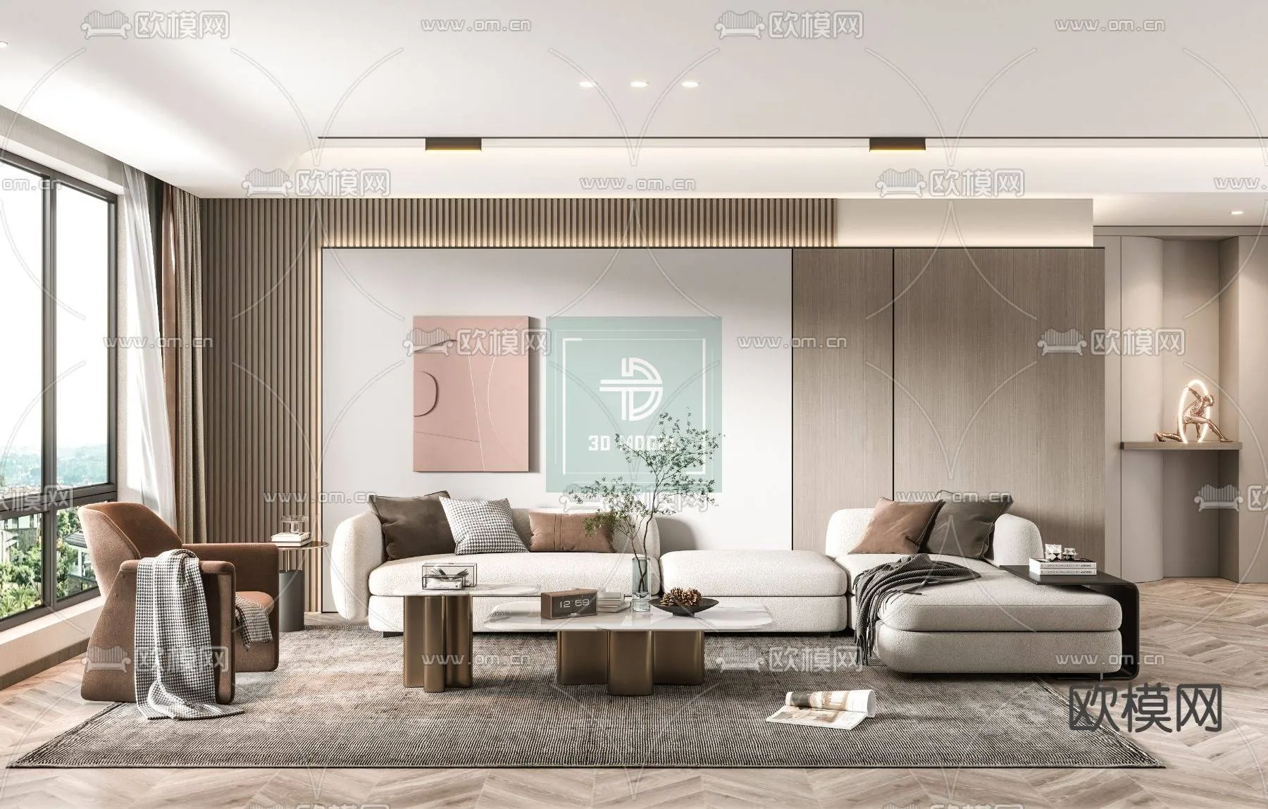 Sofa 3D Models – Modern Style – 058