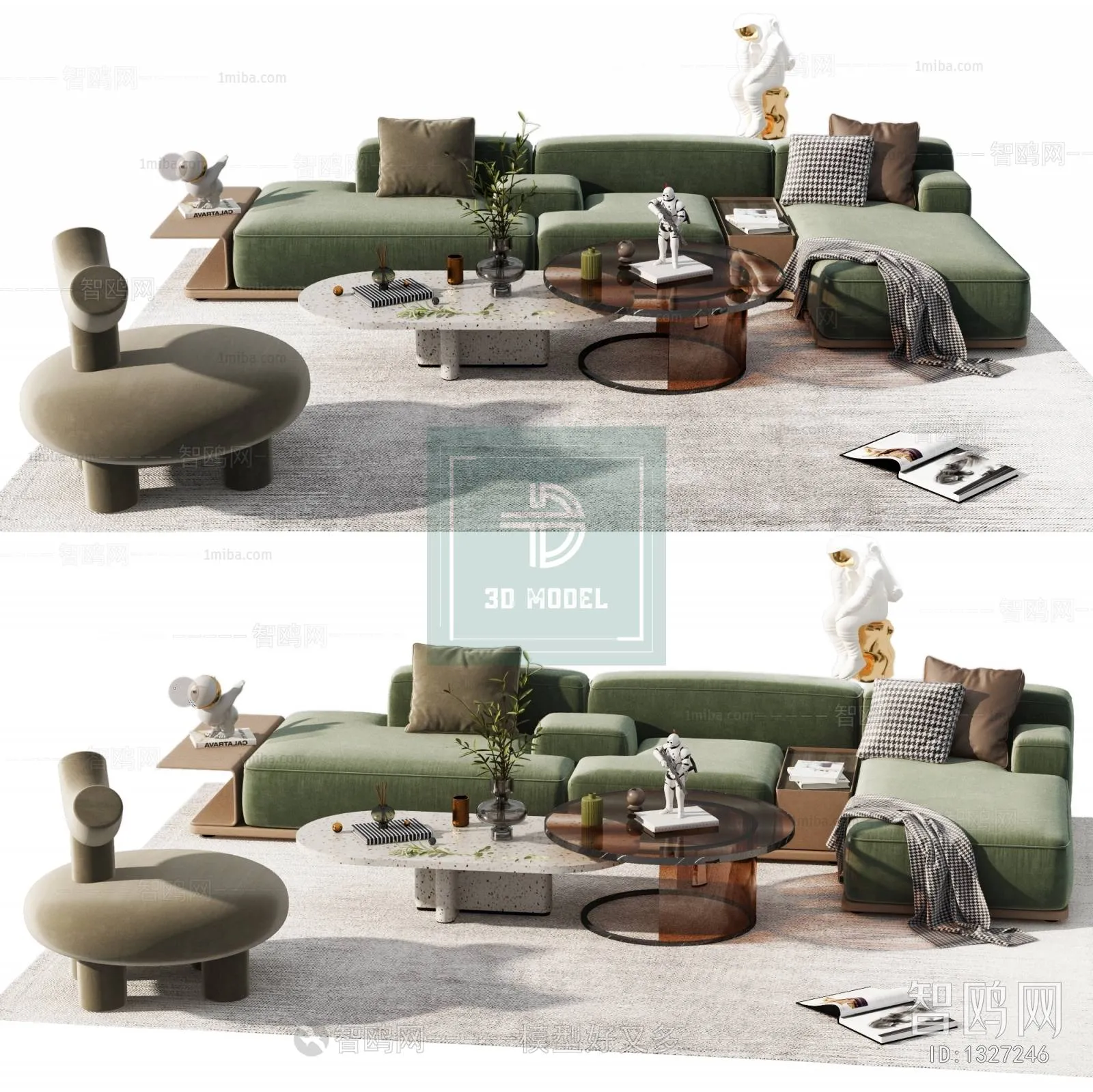 Sofa 3D Models – Modern Style – 077
