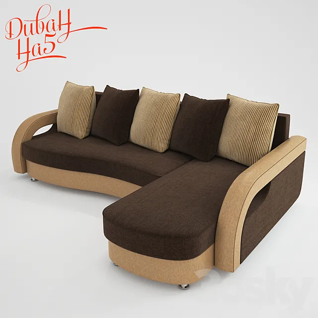 Sofa 5 Verdi-2 3DSMax File