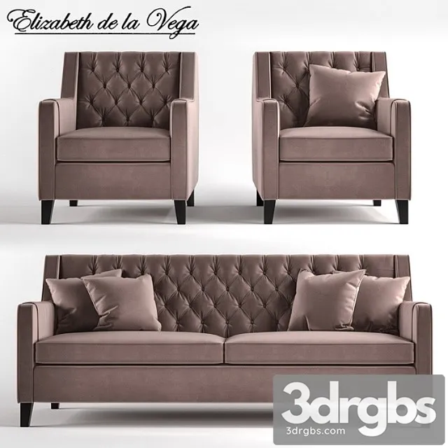 Sofa a49 armchair c49 2 3dsmax Download