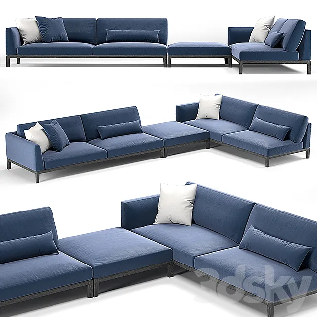 Sofa Akita Busnelli 2 3ds Max