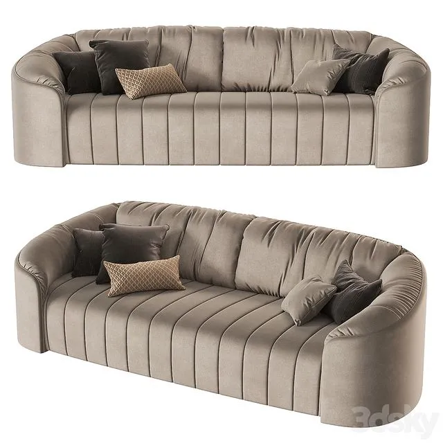 Sofa Aleal Majestic 3dsMax Model