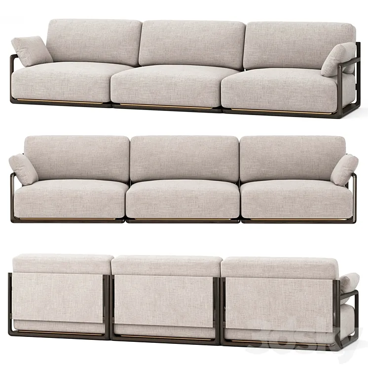 Sofa Alhena 3 from ARCHMEBEL 3DS Max