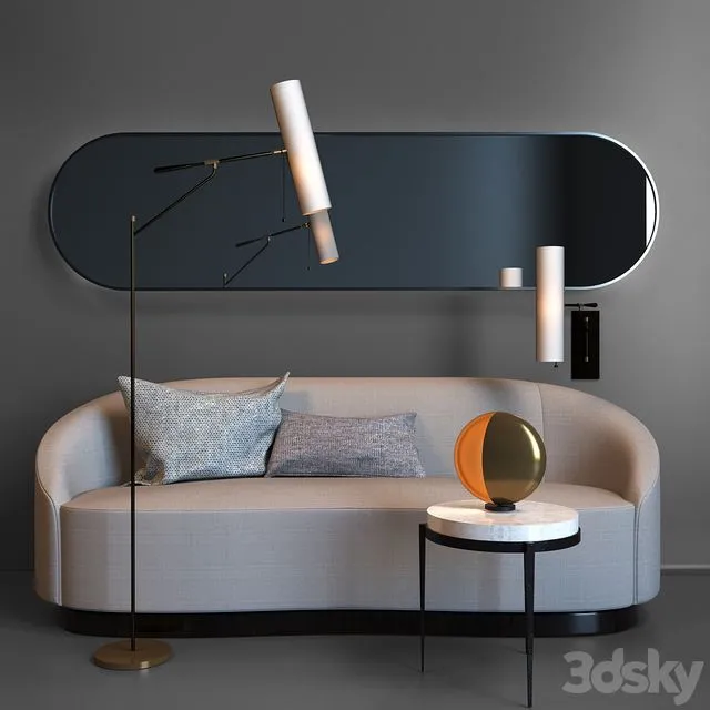 Sofa and Table Arteriorshome 3dsMax Model