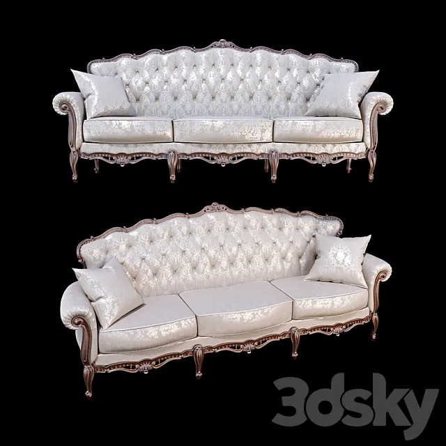 Sofa Angelo Cappellini AUSTEN 3DS Max Model
